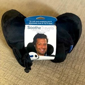 Deluxe travel supportive neck pillow NEW black